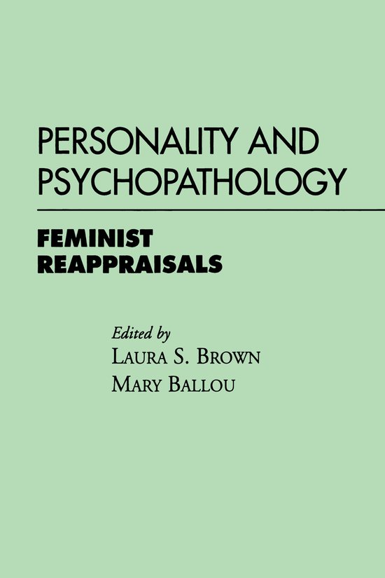 Personality and Psychopathology - cover