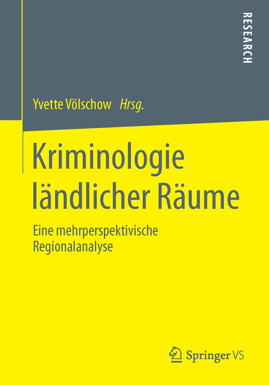 Kriminologie ländlicher Räume - cover
