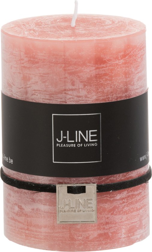 J-Line bougie cylindrique - terracotta - M - 42H - 6 pcs