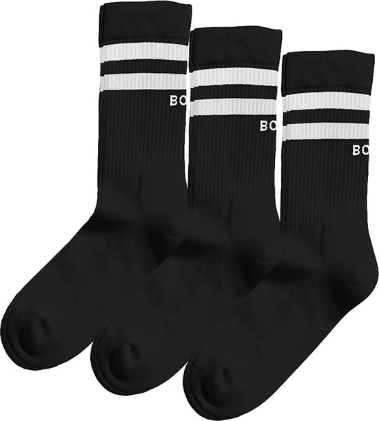 Björn Borg core 3P sokken logo zwart - 41-45