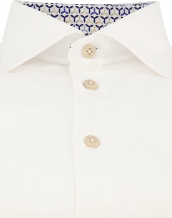 Ledub overhemd mouwlengte 7 wit