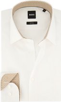 Hugo Boss overhemd mouwlengte 7 wit