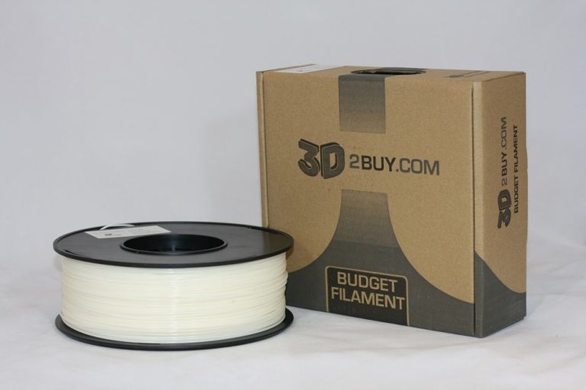 3D2BUY - 3D printmaterialen - PLA Filament 3mm - Hout, naturel en oranje