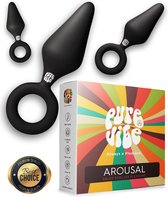 PureVibe® Arousal Buttplug Set met 3 verschillende groottes - Voor Mannen & Vrouwen - Sex Toys - Seksspeeltjes - Buttplugs - Butt plug - Anal Plug