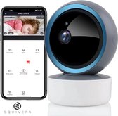 Equivera Babyfoon Met Camera - Baby Monitor - Huisdiercamera Met App - Hondencamera - Beveiligingscamera - Wifi - Full HD - Nachtzicht - Must Have Voor In Huis