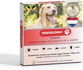 TIERFREUDEN® Laisse pour chien des Pays-Bas pour grands chiens à partir de 8 kg | jusqu'à 8 mois de protection efficace contre les tiques et les puces | 100% d'ingrédients naturels | Longueur jusqu'à 65 cm