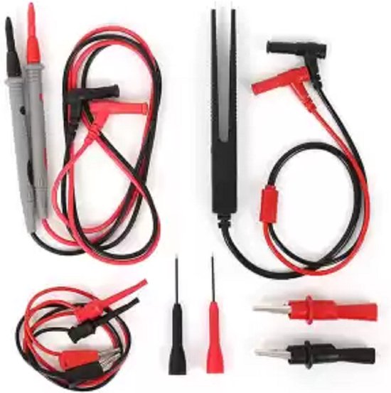 Foto: Multimeter meetsnoerenset let op alleen meetsnoeren 