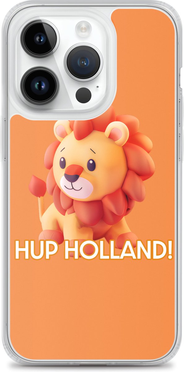 Hup Holland! Iphone EK Voetbal 2024 hoesje - Iphone EK Voetbal 2024 14 Pro