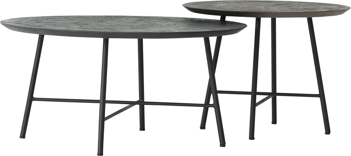 DTP Home Salontafel Delta Earth rond Mortex - 50x50x38 cm