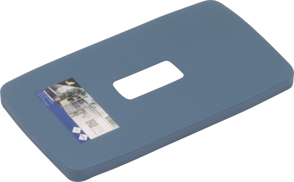Kangaro deksel opbergbox - opbergdoos - maat S - PP blauw - geschikt voor 5/8 liter - K-670014