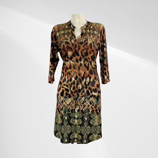 Angelle Milan Travelkleding voor Dames Groen Patroon