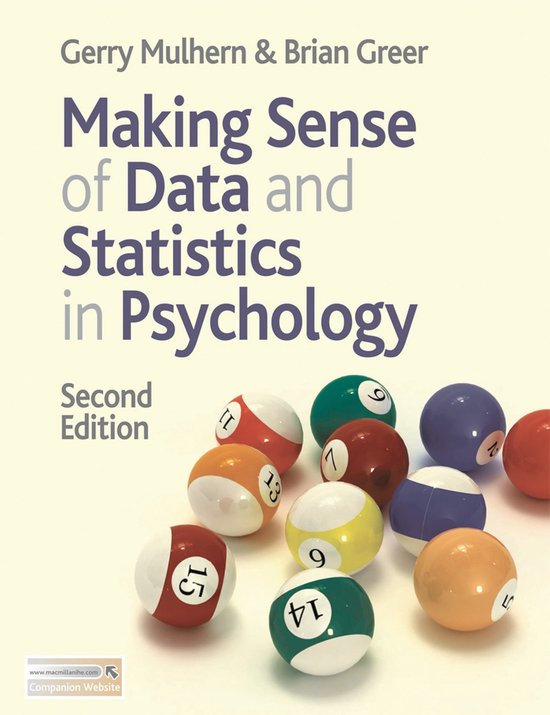 Making Sense Of Data And Statistics In Psychology - cover