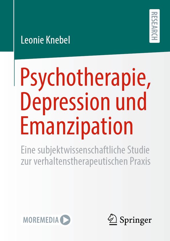 Psychotherapie, Depression und Emanzipation - cover
