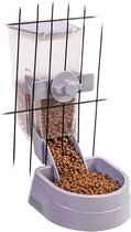 1L Konijnenkooi Automatische Feeder Voerbak Kleine Dierenemmer Feeder met Deksel voor Konijnen Katten Fretten Chinchilla Cavia's