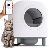 Petree Cube Zelfreinigende Kattenbak - Automatische Kattenbak - Bedienen via de App - Inclusief kattenbakmat, luchtverfrissers en 1 rol afvalzakje