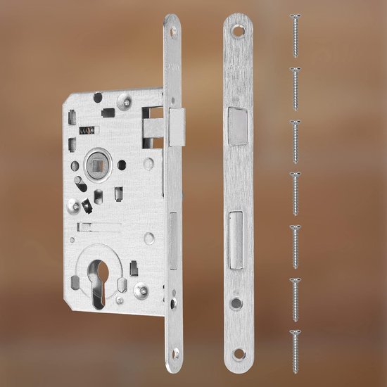 KOTARBAU® Einsteckschloss 72 / 55mm DIN Links WC Schloss Toilettetetür Badezimmertür Türschloss KOTARBAU® Einsteckschloss 72 / 55mm DIN Links WC Schloss Toilettetetür Badezimmertür Türschloss