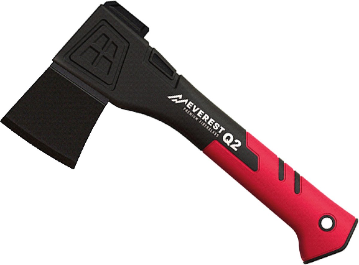 Campingbijl EVEREST Q2 620 gram, met fiberglassteel 25 cm