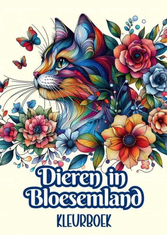 Kleurboek - Dieren in Bloesemland - cover