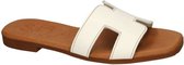 Oh! My Sandals -Dames - wit - slippers & muiltjes - maat 37