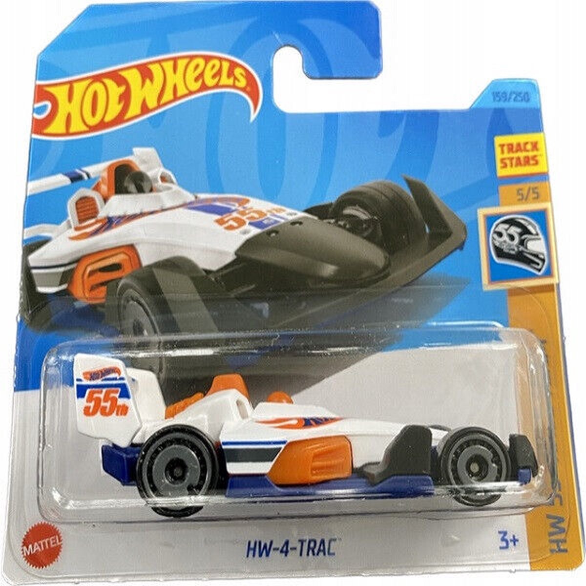 HOT WHEELS HW-4-TRAC BLUE 159/250 (1:64) HW 55 RACE TEAM 5/5