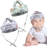 Veiligheidshelm babyhoofdbescherming 2 stuks - Anti-botsing hoofdbescherming voor baby's (5-24 maanden) - Ideaal voor leren lopen en zitten