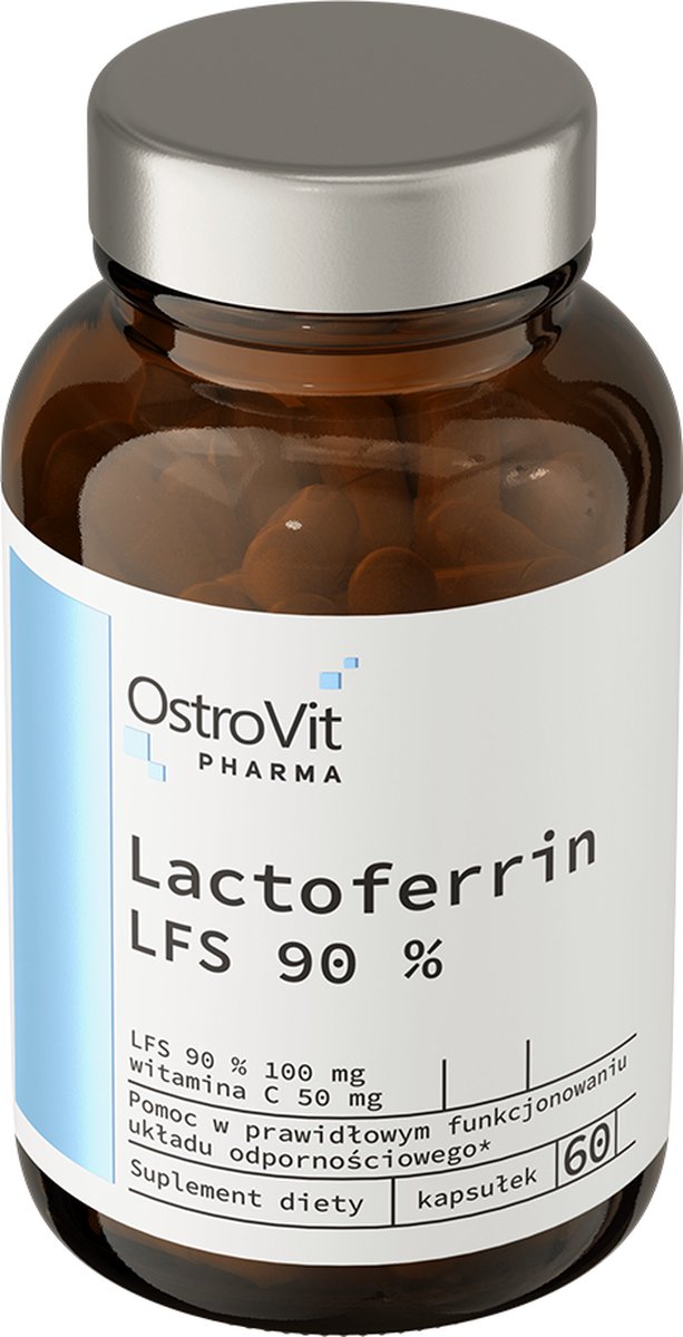 Goedkoopste Supplement - Lactoferrin LFS 90 - 60 capsules - Lactoferrine Supplementen - OstroVit Pharma