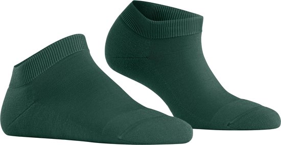 FALKE ClimaWool dames sneakersokken - groen (hunter green) - Maat: 37-38