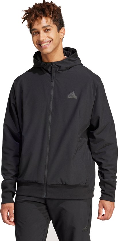 adidas Sportswear Z.N.E. Woven Trainingsjack met Capuchon - Heren - Zwart-  M | bol