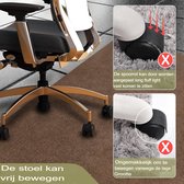 Tapis de sol pour chaise de bureau - Protection durable pour Sols - Convient pour le bureau à domicile et les Chaises de bureau - 90 x 120 cm - PVC transparent