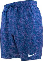 Nike zwemshort sneaker print blauw - M