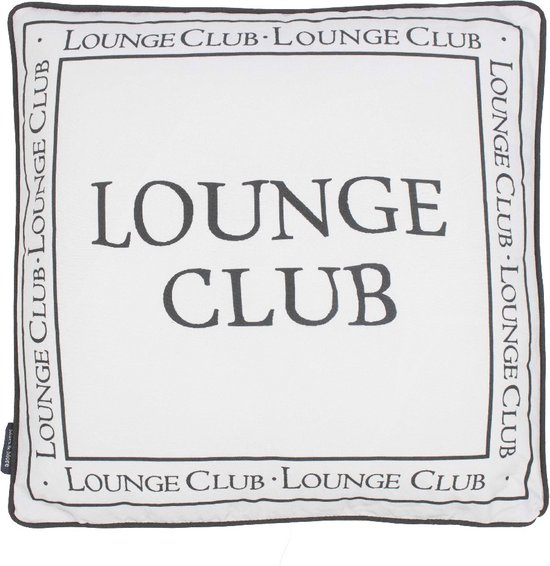 Mars & More Lounge Club coussin outdoor blanc 50x50cm