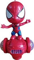 Happy Trendz® Super Hero Disco lamp dancing Hero / Spiderman / Lets Go Play Hero Figure / Spiderman look / dancing disco lamp figuur spiderman - leuk cadeau - dansen / kleuren/licht/wow model/ Moving Lamp Battery