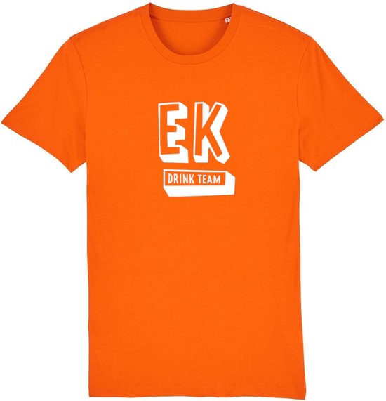 EK drinkteam Rustaagh unisex t-shirt S - Oranje shirt dames - Oranje shirt heren - Oranje shirt nederlands elftal - ek voetbal 2024 shirt - ek voetbal 2024 kleding - Nederlands elftal voetbal shirt