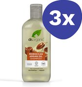 Dr Organic Marokkaanse Argan Olie Shampoo (3x 265ml)