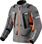 REV'IT! Jacket Sand 4 H2O Grey Orange XL - Maat - Jas