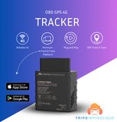 OBD GPS Tracker 4G - Rittenregistratie - KM registratie - auto - met licentie - simkaart eu roaming