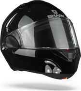 SHARK EVO ES BLANK Motorhelm Systeemhelm Zwart - Maat XS