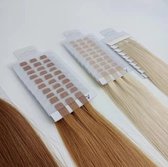 LUXEXTEND V-light Hair Extensions #60A | 35 CM | 25 Stuks | 25 gram | Luxury Hair A+ | Human Hair Keratin | Remy Sorted & Double Drawn | Extensions Blond| Extensions Human Hair| Echt Haar | Wax Extensions| Haarverlenging