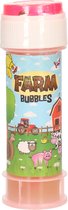 Bellenblaas - boerderij dieren - 50 ml - voor kinderen - uitdeel cadeau/kinderfeestje