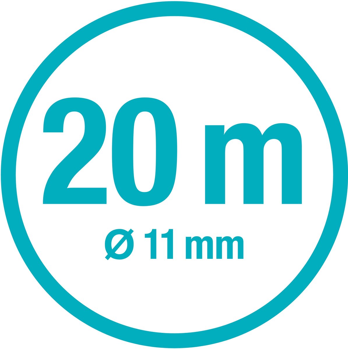 Gardena Wandslangenbox RollUp M - 20 meter - Ø 11 mm
