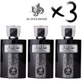 AL WATANIAH 3 X Parfum ATTAR AL WESAL, 100ml