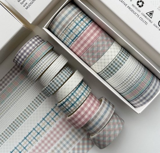 Washi Tape Diamonds - 10 rouleaux - Tape de masquage Diamants