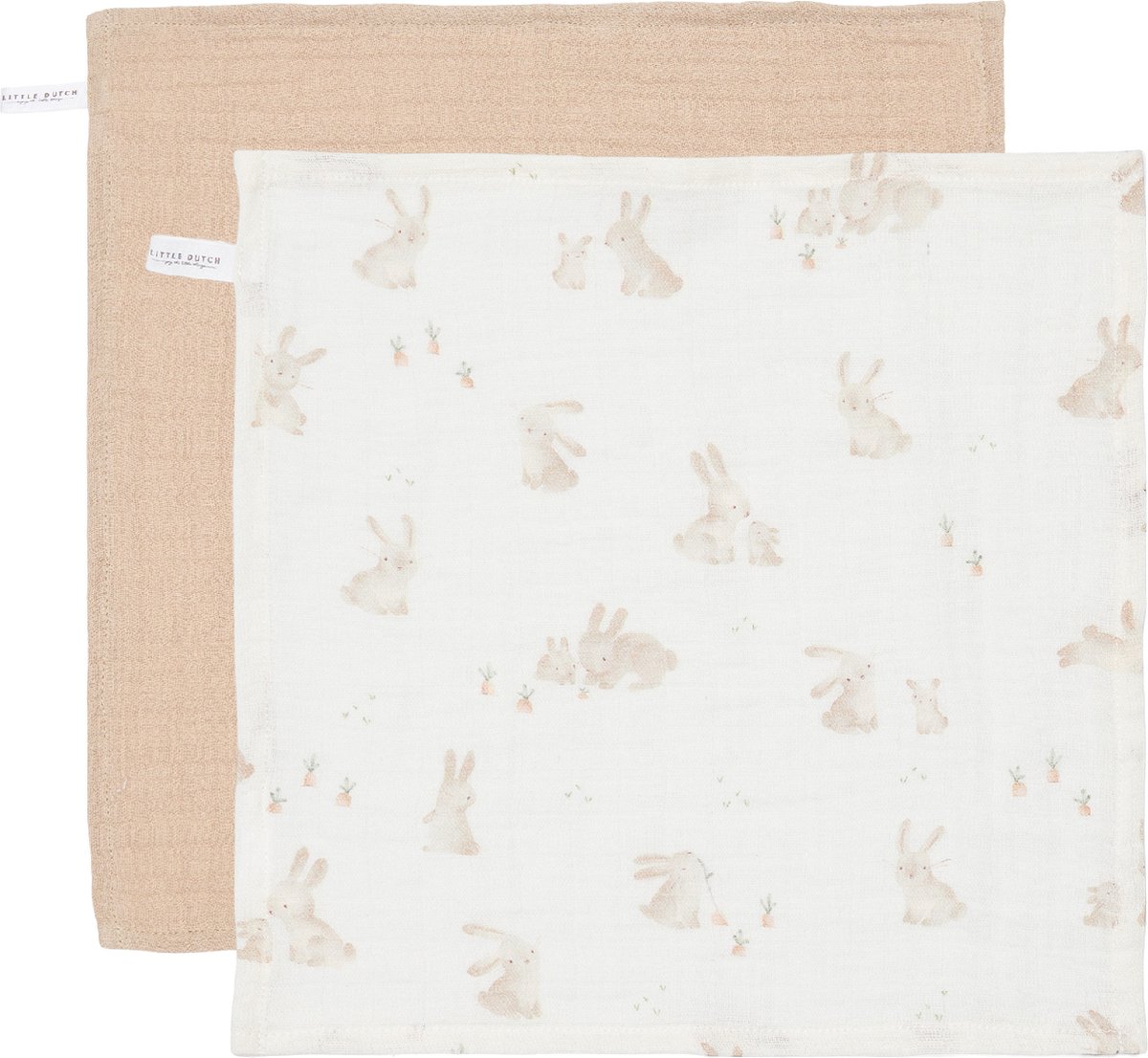 Goedkoopste Monddoekjes set hydrofiel Baby Bunny / Beige