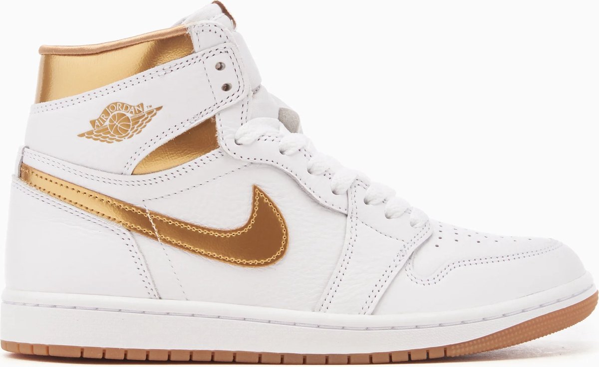 Nike Nike Air Jordan 1 Retro High OG “”Metallic “” Sneakers Dames Wit