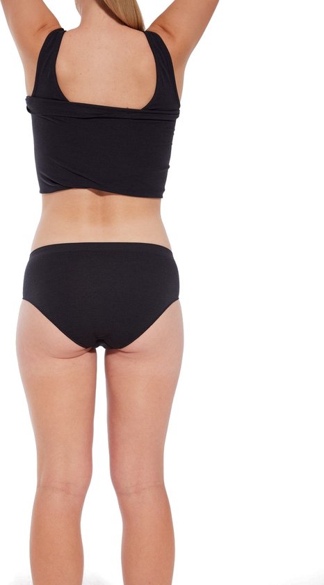 Brubeck Comfort Merino Slip Classic - Sans couture - Blend de laine mérinos - Zwart L