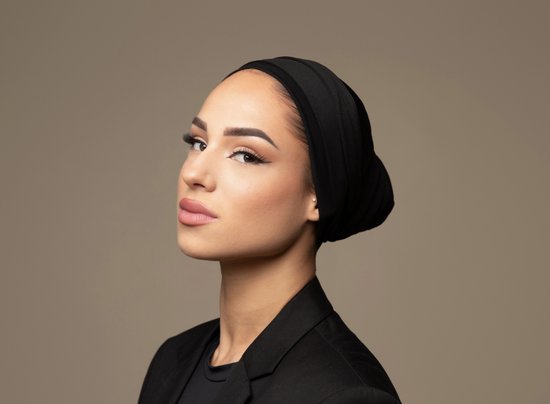 Turban-Hoofddoek - Tulband -Headwrap - dames hoofddoek- Hijab - Chemo Muts - Headwear Turban - Zwart