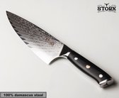 Damast Koksmes - Professioneel - Hakmes - Damascus Mes - Chef Knife - Vlijmscherp - Keuken Mes - Damast Mes - Koken - Japans staal - Koksmes 33 cm - 100% echt Damascus staal - Cadeau TIP