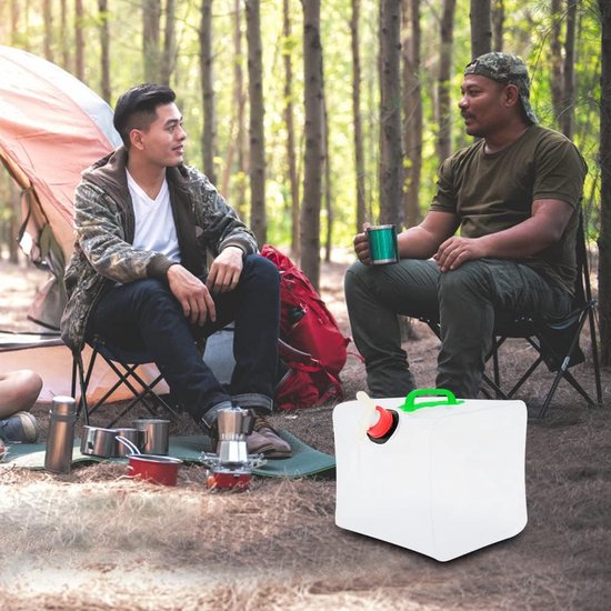 10L opvouwbare waterzak, draagbare watercontainer, waterkoker, grote capaciteit, geen lekkage, voor kamperen, koken, picknick van Merkloos — afbeelding 3