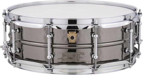Ludwig Black Beauty Snare LB416KT, 14"x5", Hammered, Tube Lugs - Snare drum