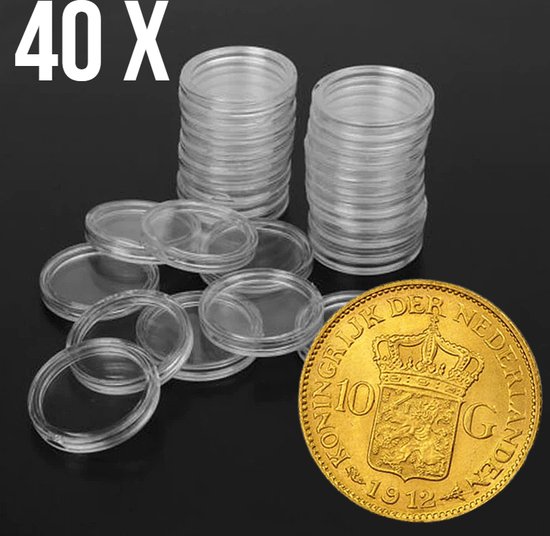 Leuchtturm ULTRA Ronde muntcapsules voor muntdiameters van 17 t/m 41 mm Leuchtturm ULTRA Ronde muntcapsules voor muntdiameters van 17 t/m 41 mm